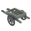 1:12 Dollhouse Garden Cart Toy Decorative Realistic Furniture Accessories Miniature Garden Cart, Garden Cart,Mini Miniature Wheelbarrow Fairy Tale Garden Cart Dollhouse Furniture view 2