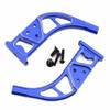 Aluminum Rear Wing Mount & Diffuser Support Upgrade Part for ARRMA 1/7 Felony Infraction 6S BLX Limitless RollerReplacement of ARA320519 (Navy Blue) view 2