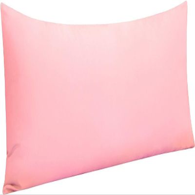 100% Egyptian Cotton Zipper Closure Toddler Pillowcases for 14 x 20 Inches Pillow, 2 Pack Kids Pillow Case for Sleeping (Pink)