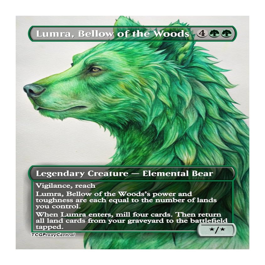 4x | Lumra, Bellow of the Woods | Anime | Full Art | Foil or Non-Foil (Foil)