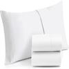 100% Egyptian Cotton Zipper Closure Toddler Pillowcases for 12 x 16 Inches Pillow, 2 Pack Kids Pillow Case for Sleeping (White) view 1
