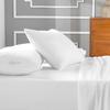 100% Egyptian Cotton Zipper Closure Toddler Pillowcases for 12 x 16 Inches Pillow, 2 Pack Kids Pillow Case for Sleeping (White) view 2