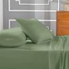 100% Egyptian Cotton Zipper Closure Toddler Pillowcases for 12 x 16 Inches Pillow, 2 Pack Kids Pillow Case for Sleeping (Moss) view 2