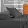 100% Egyptian Cotton Zipper Closure Toddler Pillowcases for 12 x 16 Inches Pillow, 2 Pack Kids Pillow Case for Sleeping (Dark Grey) view 2