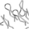 Tofficu 4pcs Rc Car Body Clips Aluminum Loss Pins for Secure Scale Shell Replacement Effortless Installation and Quick Swaps Black view 3