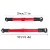 8pcs Metal Push Rod Toe Links Turnbuckle 5319X 5338R Upgrades Part for 1/10 E-Revo 2.0 Revo Summit RC Car (Red) view 3