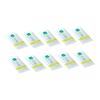 Hohopeti 10pcs Non-woven Toilet Seat Covers Disposable Mats Portable Rv Toilet Seat Covers Easy to Assuring view 1