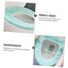 Hohopeti 10pcs Non-woven Toilet Seat Covers Disposable Mats Portable Rv Toilet Seat Covers Easy to Assuring view 4