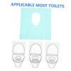 IWOWHERO 10pcs Travel Portable Toilet Seats Mats Disposable Covers Full for Hotel Bathroom and Cleanliness view 4