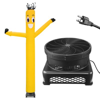 20 Ft Tall Inflatable Tube Man, Air Powered Waving Puppet with Included Air Blower Motor