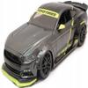 2015 GT 5.0 Gray Metallic and Black with Graphics Modern Muscle Series 1/18 Diecast Model Car 32615gry view 3