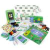 BapronBaby Feeding Littles Busy Bag (Sage Checkerboard) - Toddler Travel Activity Kit, Restaurant Activity Kit for Independent and Family-Wide Play, Age 3+ view 1