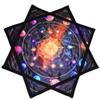 Flow Star Flow Toy Flow Star Beginners Spinning Cloth Easy to Rotate Sided Print Double Stitched Dapo Star Planet Meditation (Style-16) view 1