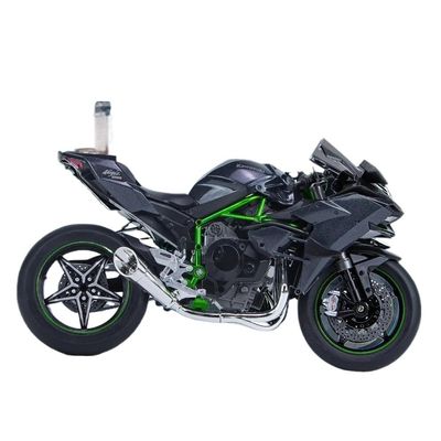 SHAYANZI Mini Simulation Motorcycle Toys 1:9 for Kawasaki H2R Ninja V4S S1000RR, Alloy Die-Casting Model, Adult Boys