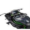SHAYANZI Mini Simulation Motorcycle Toys 1:9 for Kawasaki H2R Ninja V4S S1000RR, Alloy Die-Casting Model, Adult Boys view 2