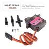 2/4/5/10Pcs Servo Motor Metal Gear Analog RC Servomotor 180 360(All Metal -180,2PCS) view 2