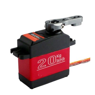 20Kg DS3218 Digital Servo With 25T Servo Arm Metal Rc 180 Degree 1Pcs