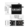 4X Brushless Servo 25Kg 35Kg 55Kg High Speed Full Metal Shell Digital Servo Servo For 1/8 1/10 Scale RC Cars(4xBLS3335-270 degree) view 3