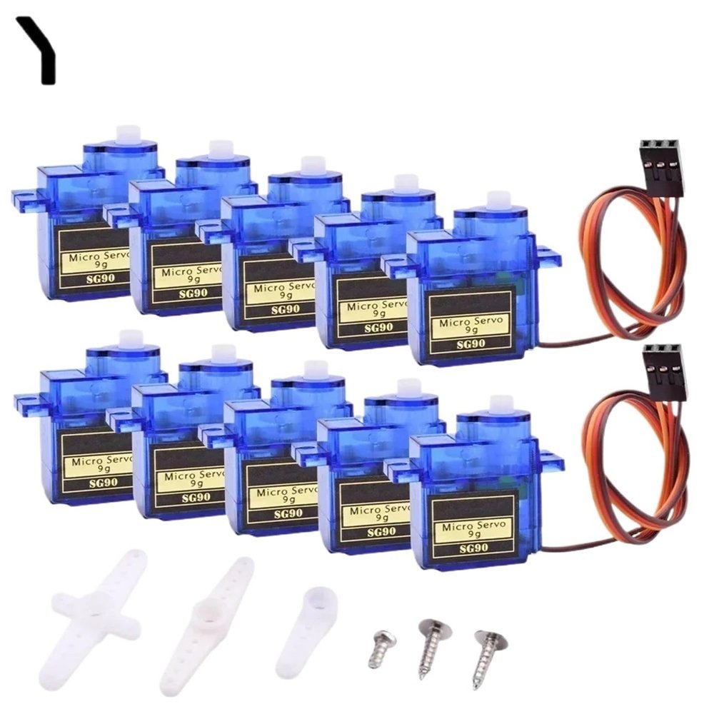 2/4/5Pcs Analog Servo Motor SG90 9G Models 180 360(Metal 180 Degree,2PCS)