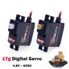 17g Digital RC Car Servo Plastic Metal Gear 4.8V ~ 6V DC Motor 1Pcs(17g Plastic Gear) view 2