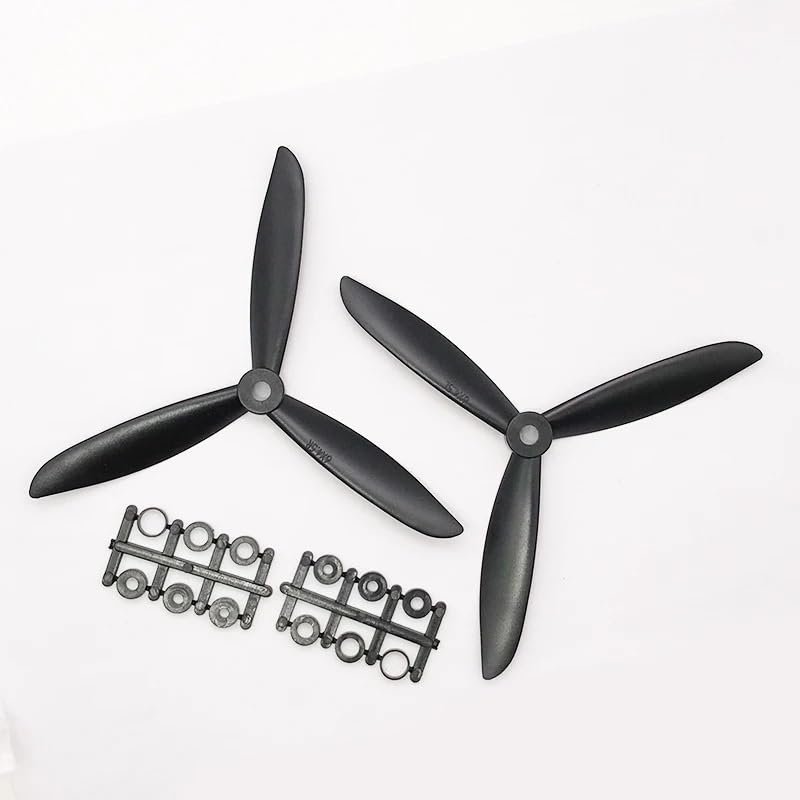 1/2 Pairs 5045/6045 3-Blade Propeller 5x4.5 6x4.5 CW CCW for RC FPV Drone Airplane Fixed Wing Part(1 Pair 6045)