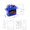 12g Mini Metal Gear Digital Servo Motor 1Pcs view 2
