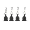 4/12pcs Metal R-Type Car Shell Body Fixed Clips Pin with Tab for Axial SCX10 TRX-4 MJX 1/10 1/14 1/8 RC Car Parts(1 8 4PCS) view 1