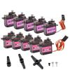 2/4/5/10Pcs Servo Motor Metal Gear Analog RC Servomotor 180 360(All Metal -180,5PCS) view 1