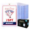 20-Pack One Touch Magnetic Card-Holder - 75pt Card Magnetic Case, Magnet Card Holder for Baseball, Football, Basketball, Hockey, Gaming Sports Cards, Trading Cards Collectibles Safe Storage view 1
