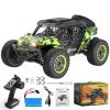 Contixo 1:16 All Terrain RC Cars 2 PAck, 25 MPH High Speed Remote Control Car with 2.4 GHz Remote Control, 4WD Electric Vehicle Off-Road Truck, 4X4 Waterproof RC Trucks Toys for Ages 8-13 - Red, Green view 2