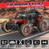 Contixo 1:16 All Terrain RC Cars 2 PAck, 25 MPH High Speed Remote Control Car with 2.4 GHz Remote Control, 4WD Electric Vehicle Off-Road Truck, 4X4 Waterproof RC Trucks Toys for Ages 8-13 - Red, Green view 3