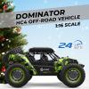 Contixo 1:16 All Terrain RC Cars 2 PAck, 25 MPH High Speed Remote Control Car with 2.4 GHz Remote Control, 4WD Electric Vehicle Off-Road Truck, 4X4 Waterproof RC Trucks Toys for Ages 8-13 - Red, Green view 4