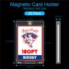 20-Pack Magnetic Card Holder for Trading-Cards - 180pt Clear Trading Card Sleeves, Magnetic Card Case for Baseball Cards, Card Protectors Hard Plastic, Display Case for Game Cards and Sports Cards view 2