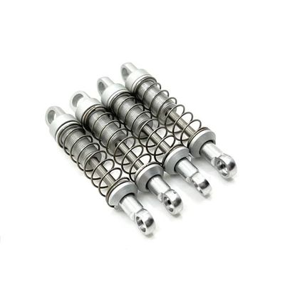 Metal Upgraded Non Hydraulic External Spring Shock Absorber for MN Model 1/12 MN168 New99S MN78 RC Car Parts(Silver)