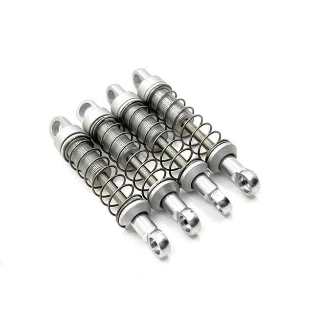 Metal Upgraded Non Hydraulic External Spring Shock Absorber for MN Model 1/12 MN168 New99S MN78 RC Car Parts(Silver)