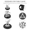 100PCS Miniature Bases+120PCS Adhesive, 25mm 32mm 40mm Mix Black Round Plastic Model Bases for Gaming Miniatures Collectible War Table Game or Wargames Board Game view 3