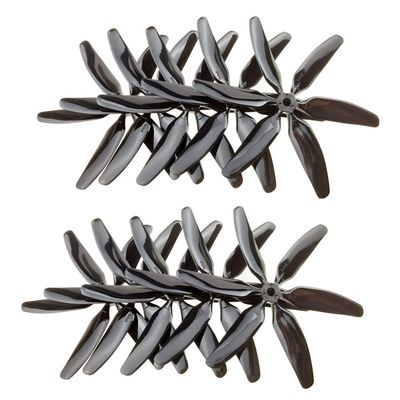 10pcs 504060 5x4x6 6-Blade Single Color CW CCW 5 inch Propellers Blade for FPV Quadcopter Racing RC Drones Frame Kit (5 Pair)