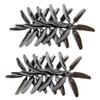 10pcs 504060 5x4x6 6-Blade Single Color CW CCW 5 inch Propellers Blade for FPV Quadcopter Racing RC Drones Frame Kit (5 Pair) view 1