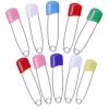 100 Pieces Diaper Pins Baby Pins Head Cloth Brooches with Locking Closures Stainless Steel Sewing Tool view 2