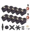 2/4Pcs MG945 Analog Metal Gear Airplane Fixed Wing Servo Motor High Speed Torque 180(Half Metal -180,4PCS) view 1