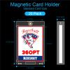 20-Pack Magnetic Card Holders - 360pt Thick Card One Touch Holder, Magnetic Card Case, UV Protection, Fits Trading Cards, Baseball Card, Sports,Gaming & Collectible Cards, Durable Secure Storage  view 2