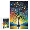 1000 Piece Jigsaw Puzzle Tree Star for Beginners Learning Puzzle Puzzle The Best Jigsaw Puzzle Game for Interactive Emotions Christmas view 1