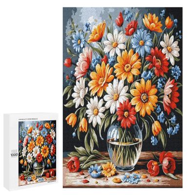 1000 Piece Jigsaw Puzzle Flower Adult Puzzles Difficult Puzzles Puzzle Accessories Brain Development Games Christmas