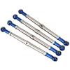 VyTRdW 8pcs Metal Push Rods Turnbuckles Link Rods 5319X 5338R Compatible with 1/10 RC Cars Revo E-Revo 2.0 Upgrade Parts view 2