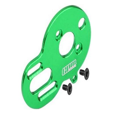 Aluminum 7075 Alloy Motor Plate for LOSI 1:24 Micro-B 2WD Buggy RTR-LOS00007 / 1:28 Micro-T 2S 2WD RTR Stadium Truck-LOS-1392 Upgrades - Green