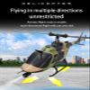 OBIOCKIDAY 1/33 206 Remote Control Helicopter for Adults, 2.4G 6CH Military RC Helicopter with Optical Flow Positioning, 3 Batteries RC Aircraft RC Airplane Flying Plane Toy Gift -RTF view 4