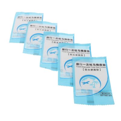 CIYODO 2bags Disposable Toilet Seat Covers Thickened Cushions for Travel Individually Wrapped Portable Toilet Pads for Cleanliness and