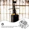 BESPORTBLE Heavy Duty Hammock Hanging Kit with Snap Hooks and Swing Accessories for Secure Suspension of Chairs and Baskets Durable Stainless Steel Design Easy Installation view 3