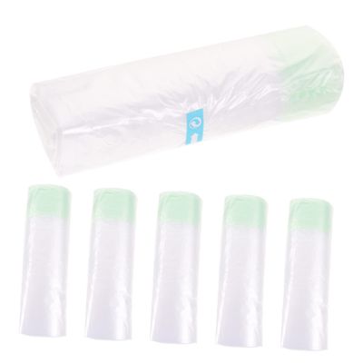 Anneome 5rolls Disposable Toilet Cleaning Pouch Drawstring Urinal Bags for Travel Easy to Use for Toddlers Lightweight Compact Toilet Cushions for Safe Hygiene