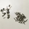 Morezmore M00843x6 12pc Miniature Door Hinge Screws Steel 8x12mm 1:12 Scale view 1